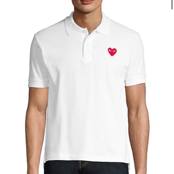 Comme des Garcons Play Men’s Polo Shirts - Picture 4 of 11